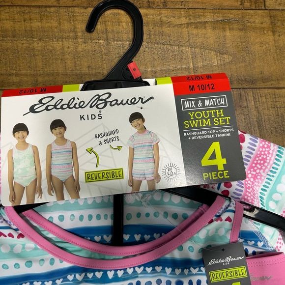 Eddie Bauer Girl's 4-Piece Swim Set - Picture 6 of 6